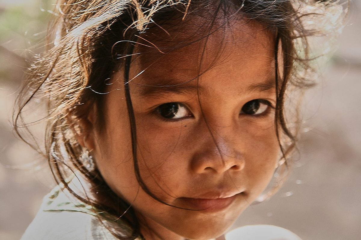 A young Cambodian girl who could benefit from the Haven program
