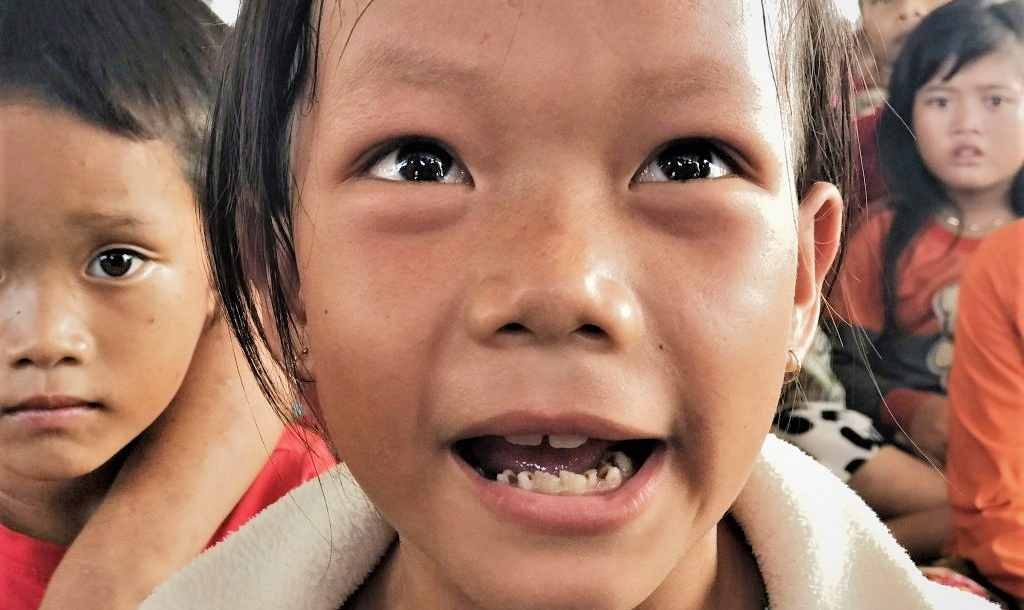 Cambodian girl smiling — the joy of the children IHM serves